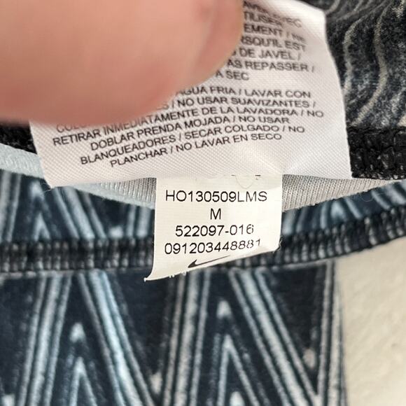 Nike Leggings Womens M Chevron Legend Dri-fit Workout Gym Yoga Running Lounge - Picture 7 of 11